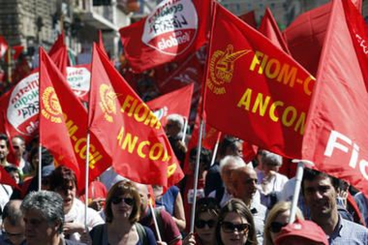 Italians protest austerity and high unemployment