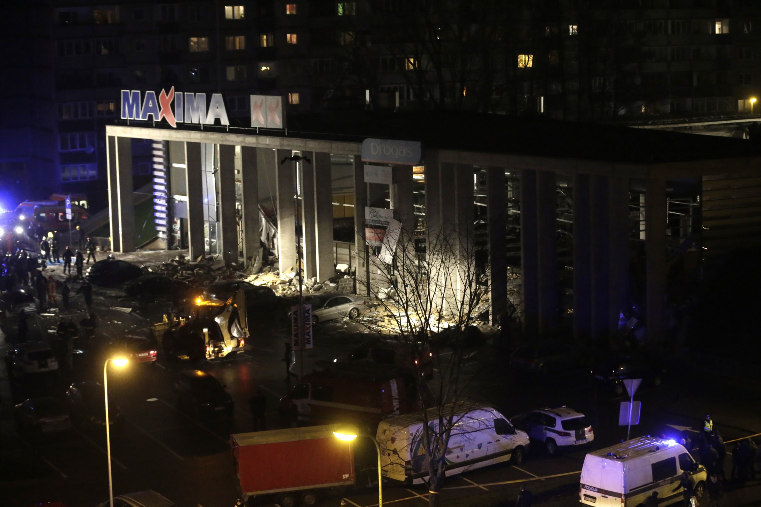 Latvia Supermarket Collapse Deaths rise as rescue continues  