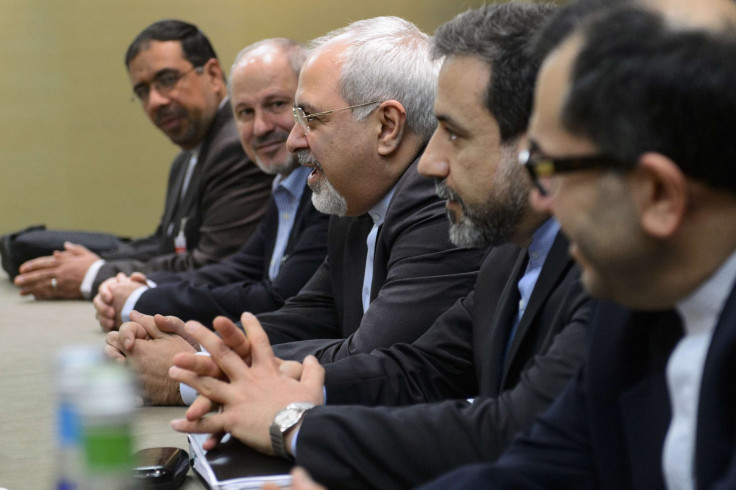 Foreign Minister Mohammad Javad Zarif at Iran nuclear talks in Geneva
