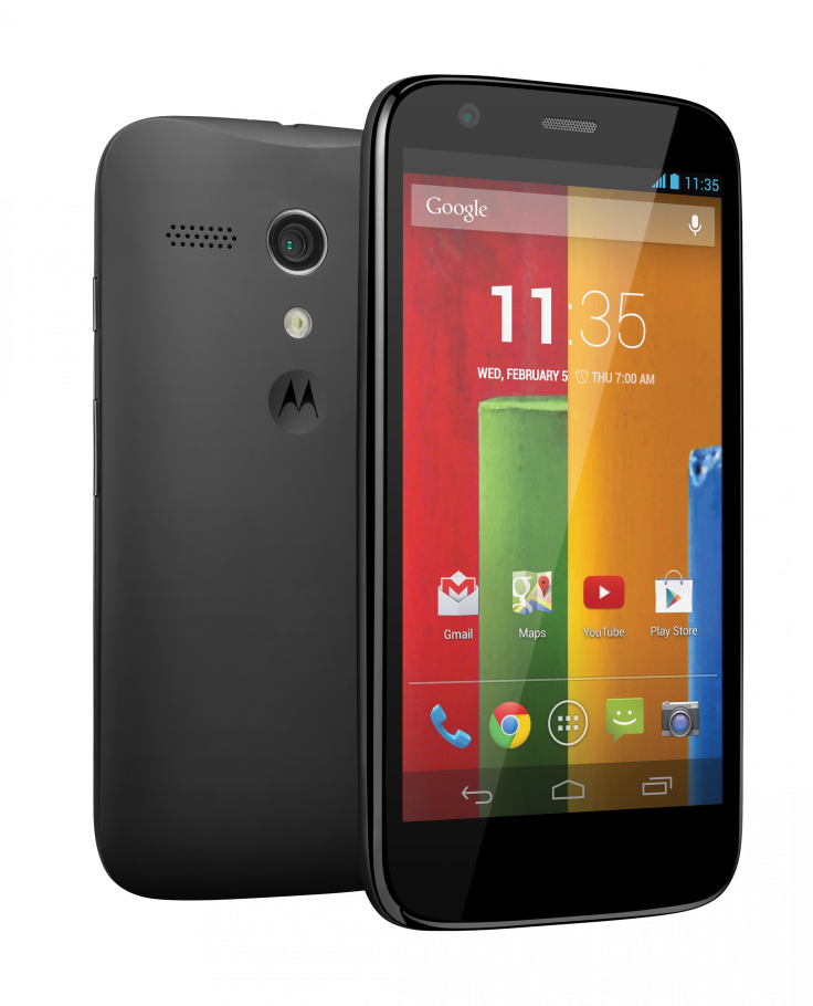 Moto G Frontback black