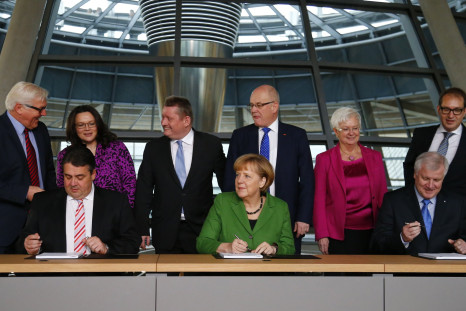 German coalition leaders