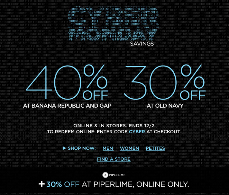 Cyber Monday Gap