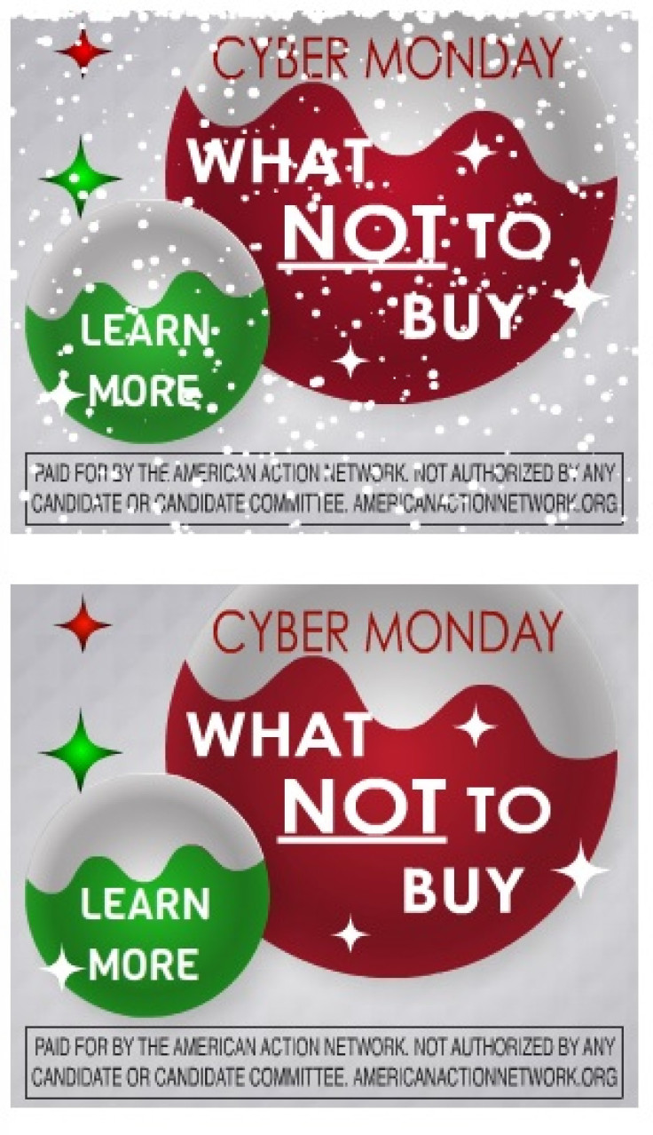 Conservative Cyber Monday Ad