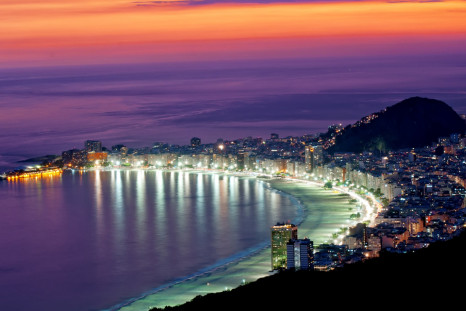 Brazil Rio Copacabana Beach 2012 nite  Shutterstock