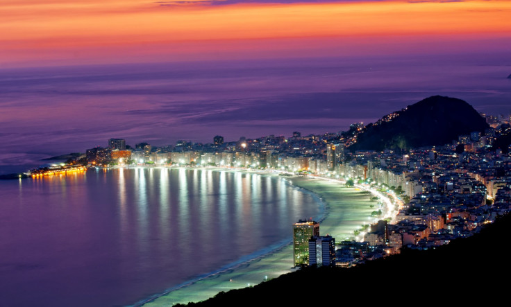 Brazil Rio Copacabana Beach 2012 nite  Shutterstock