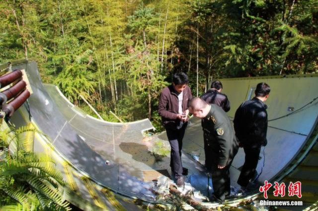 China Rocket Debris Forest