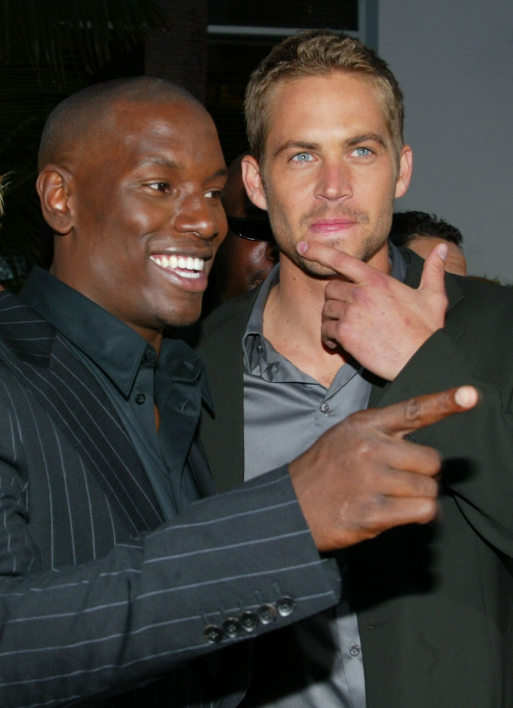 Tyrese Gibson and Paul Walker