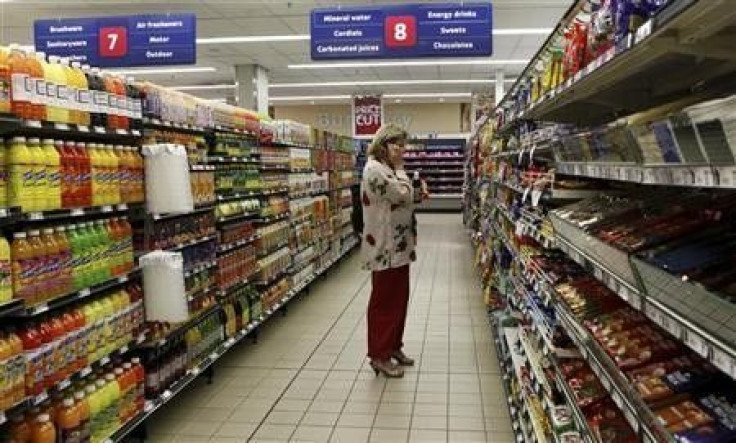 A shopper is seen at a branch of South African retailer Pick n Pay in Johannesburg