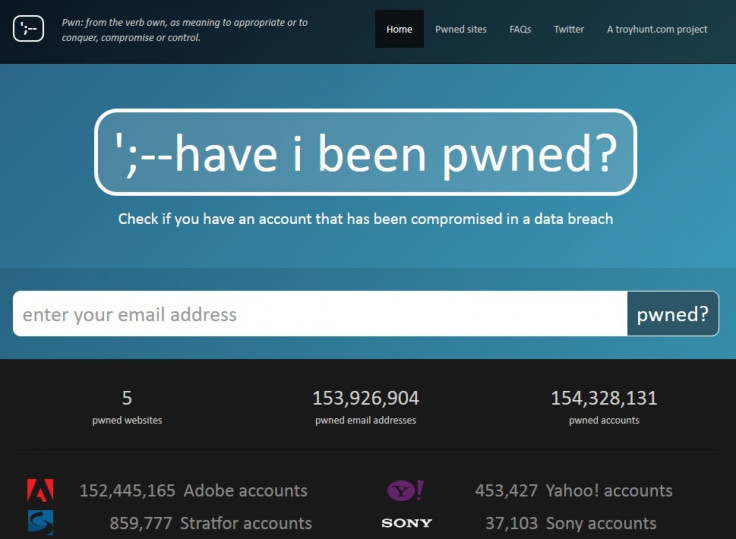 HaveIBeenPwned