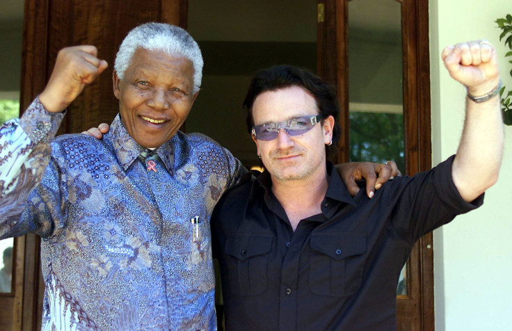 Mandela Bono SA 2002