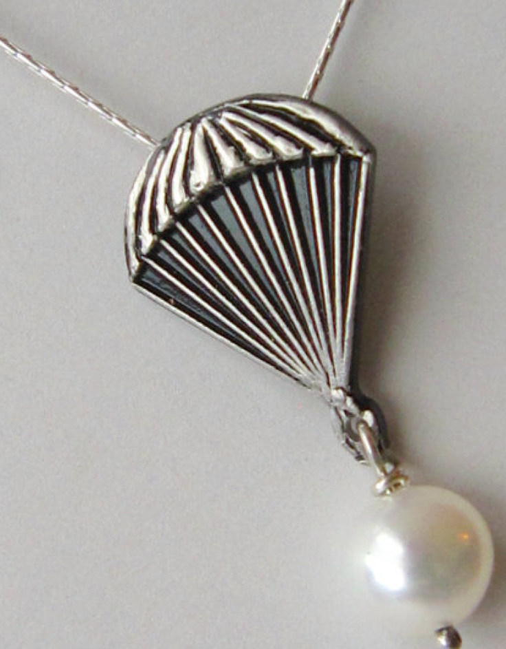 Parachute Pearl Hunger Games Necklace