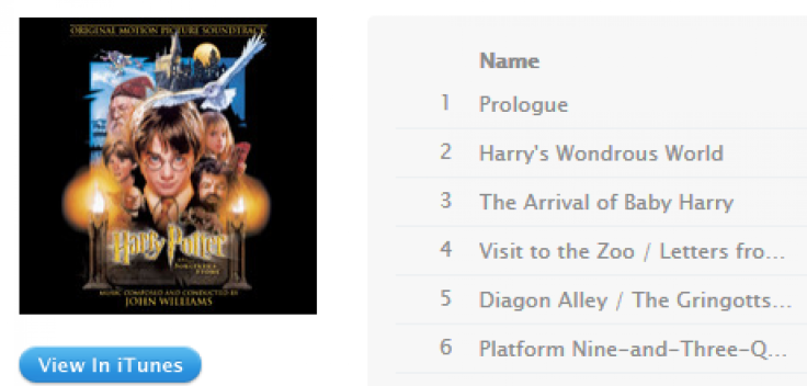 'Harry Potter' Score Soundtrack
