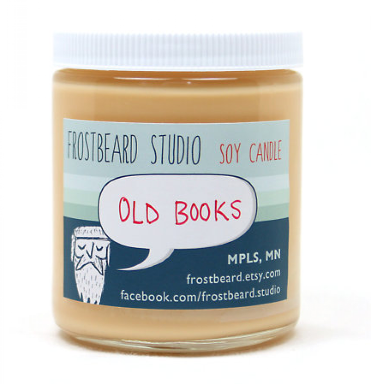 Old Books -- Book Lovers' Scented Soy Candle