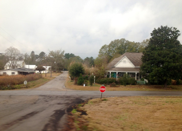 Small town along the Amtrak Crescent route