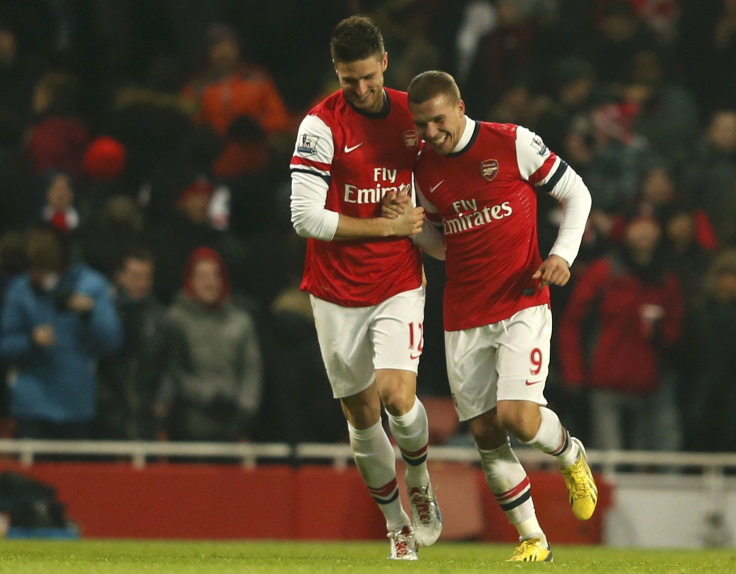 Lukas Podolski, Olivier Giroud