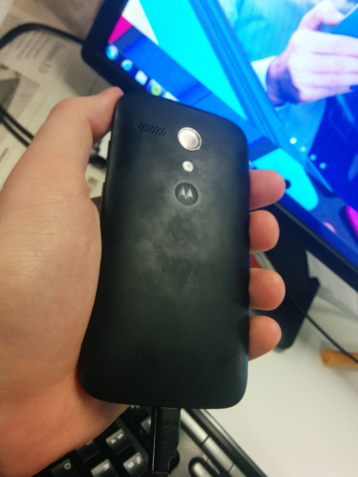 Moto G review back