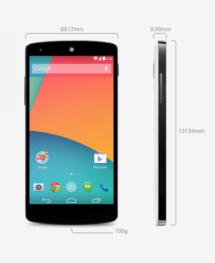 Nexus 5 review with dimensions size specs