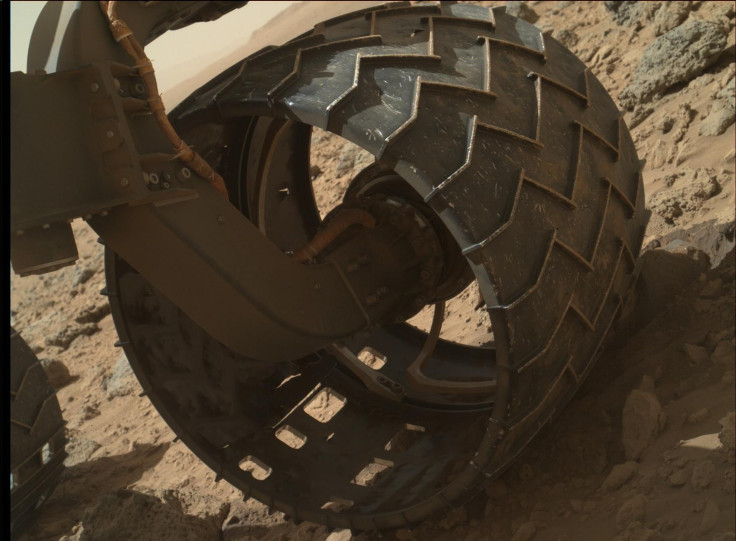 Curiosity Wheel Damage