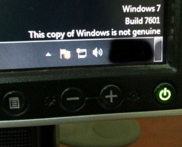 Pirated Windows 7