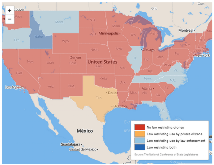 State Drone Map