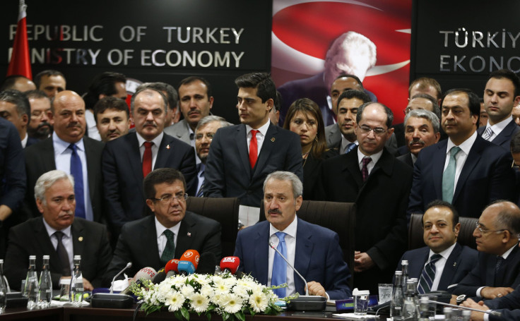 Turkey's outgoing Economy Minister Zafer Caglayan