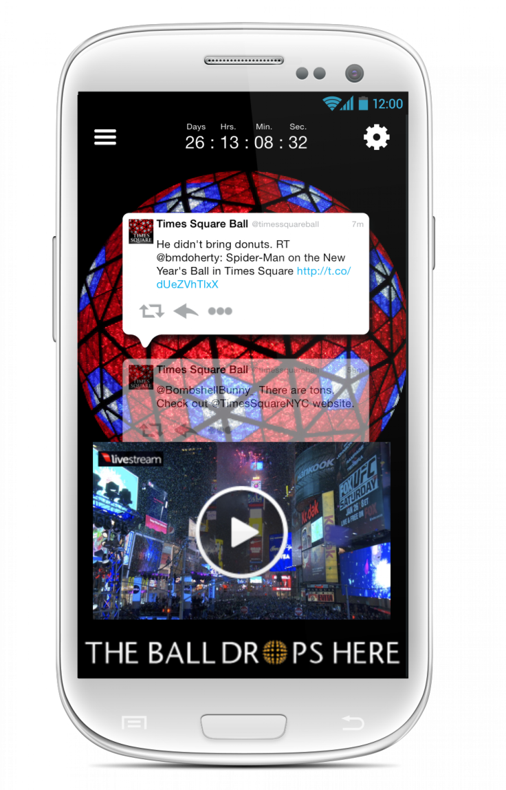 2014 Times Square Ball Drop App