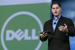 Dell founder and CEO Michael Dell delivers his keynote address at Oracle Open World in San Francisco