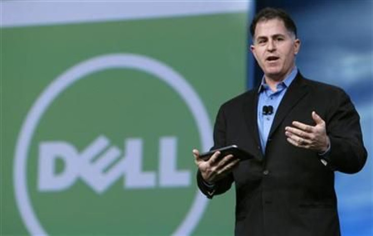 Dell founder and CEO Michael Dell delivers his keynote address at Oracle Open World in San Francisco