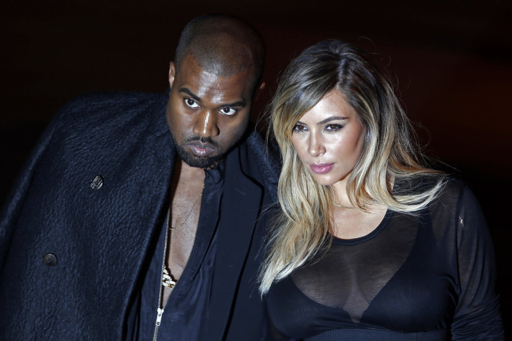 Kanye West and Kim Kardashian