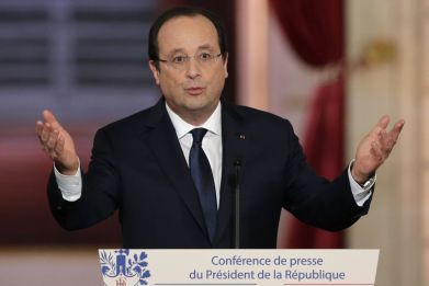 France Hollande Jan 2014