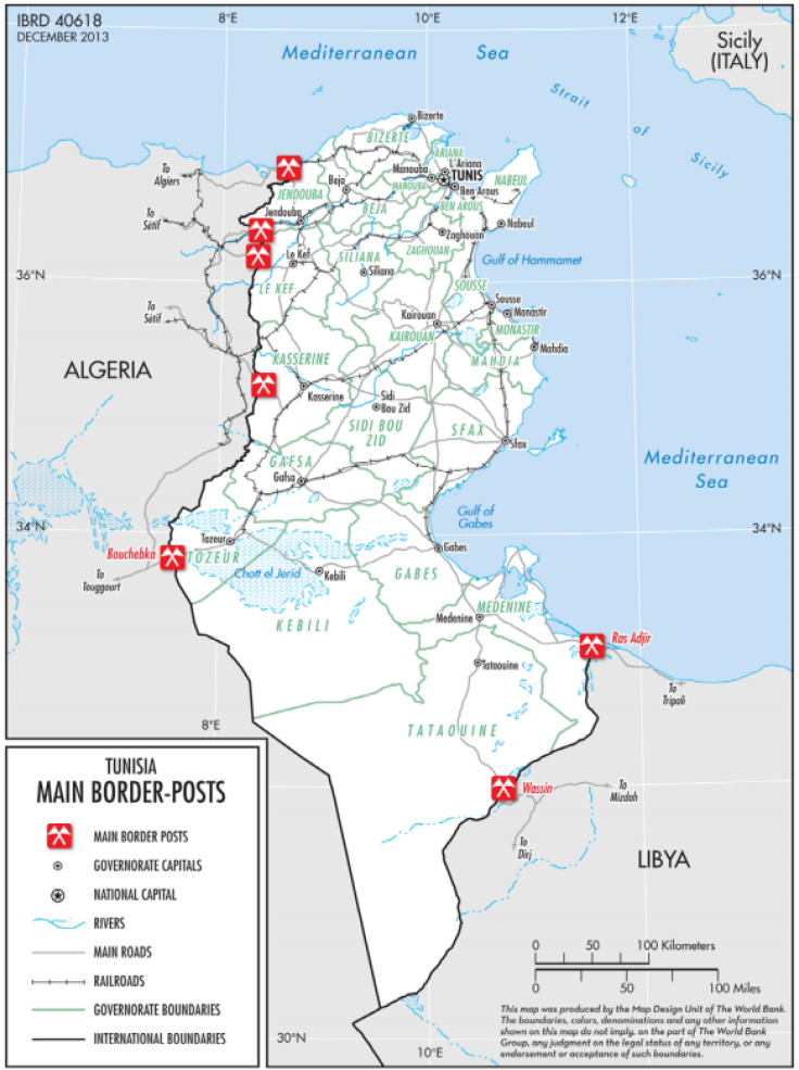 Tunisia Main Border Posts World Bank