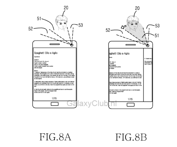 Samsung Head Tracking Gesture Controls Patent