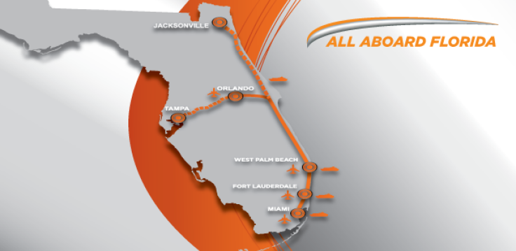 All Aboard Florida Map by AAF