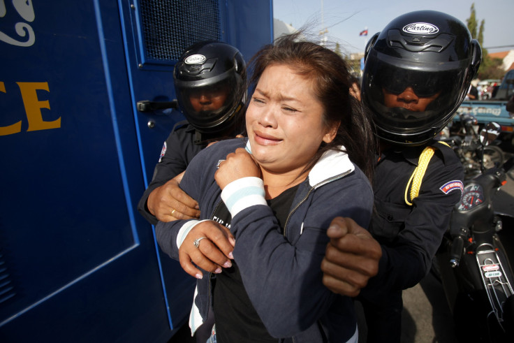 Cambodia workers strike