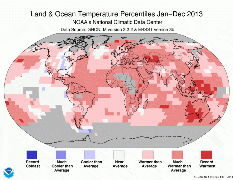 NOAA 2013 Global Climate Report
