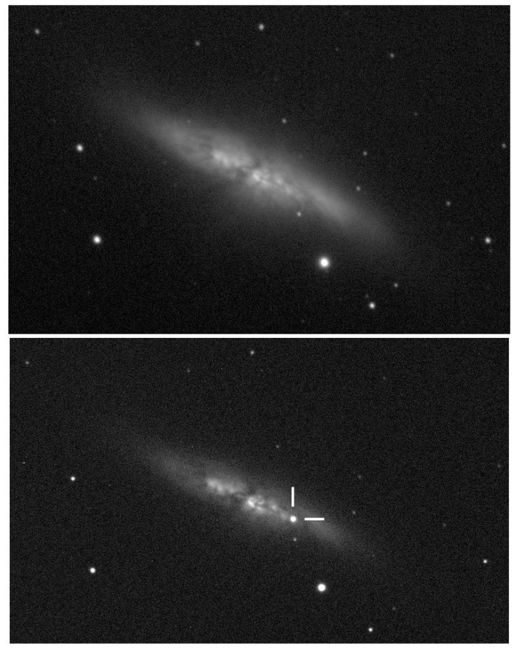 Supernova In M82 Galaxy