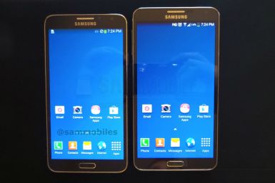 Galaxy Note 3 Neo next to Galaxy Note 3