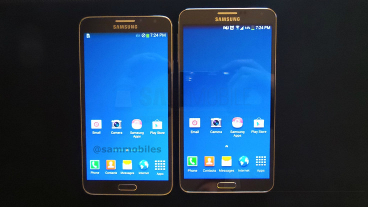 Galaxy Note 3 Neo next to Galaxy Note 3