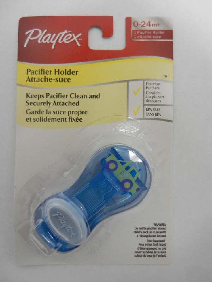 Playtex Pacifier Holder Recall