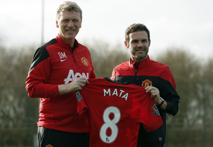 Juan Mata, David Moyes