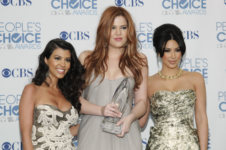 (L-R) Kourtney, Khloe and Kim Kardashian