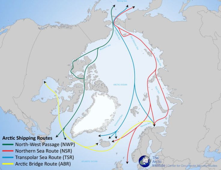Arctic sea routes