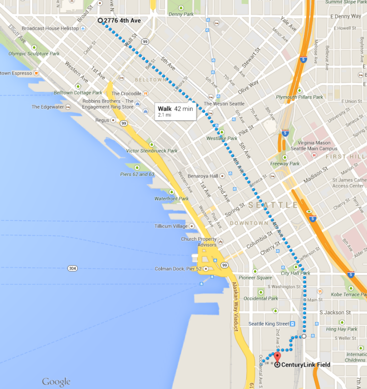 Seattle Seahawks 2014 Super Bowl Parade Route Map