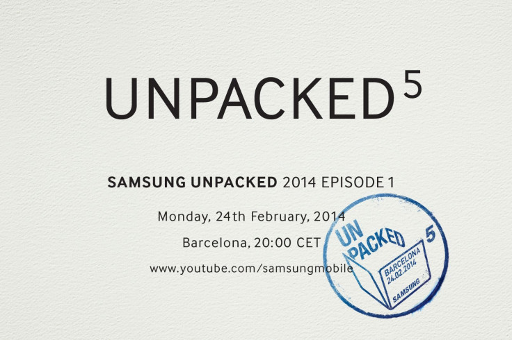Samsung Unpacked 2014 Episode 1 invitation 
