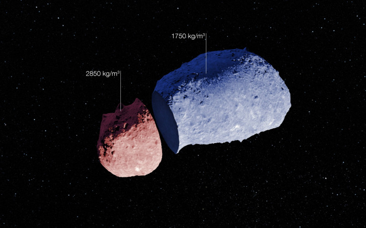 The Different Densities Of Itokawa