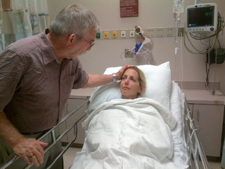 andrea sloan & dad john sloan hospital