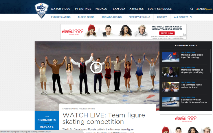 NBC Olympics Website