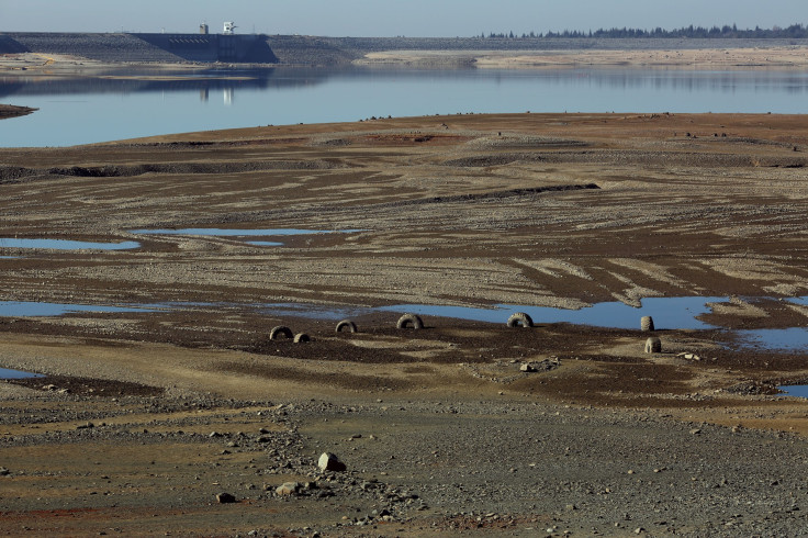 California Drought Folsom Lake Jan 2014