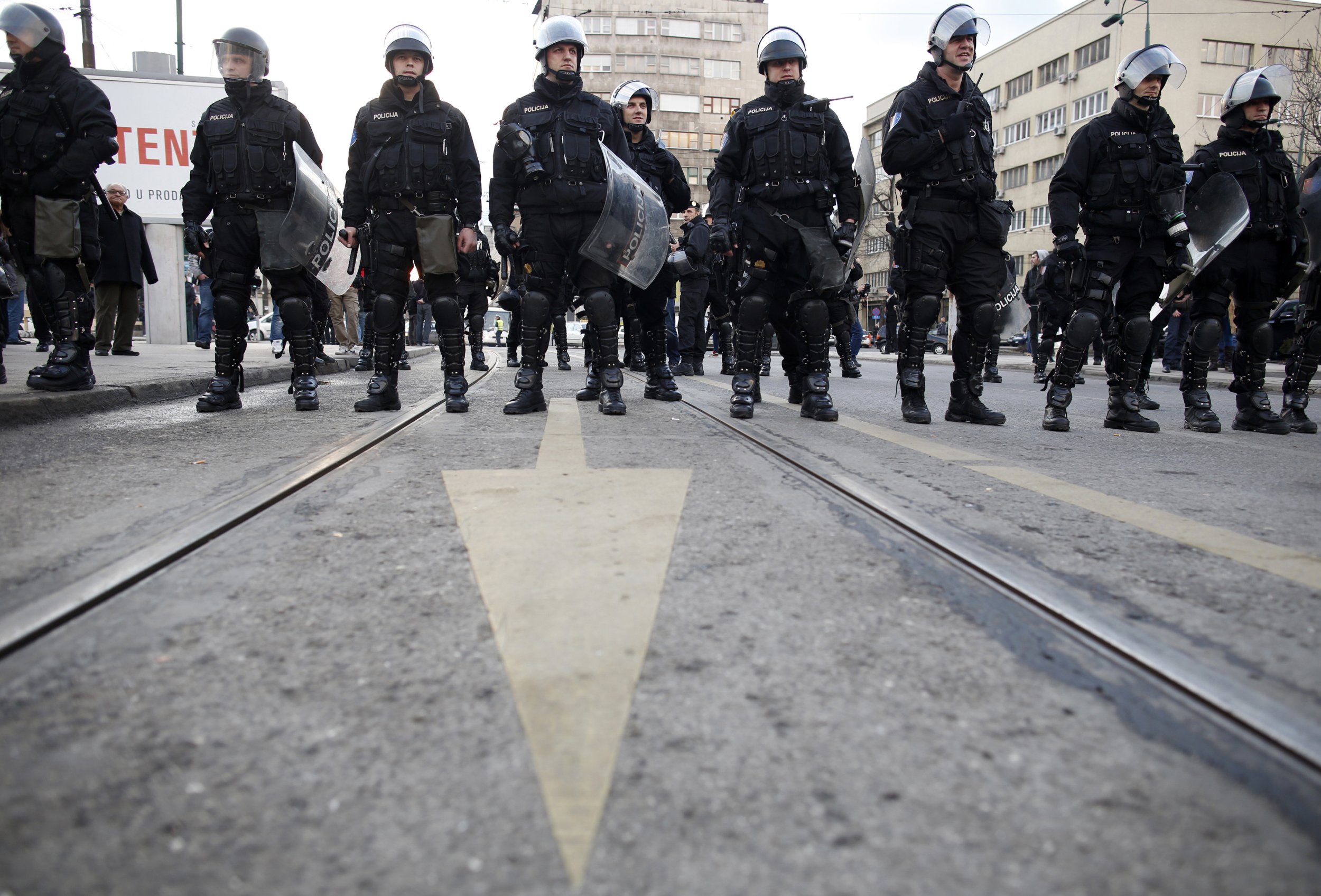riot police sarajevo