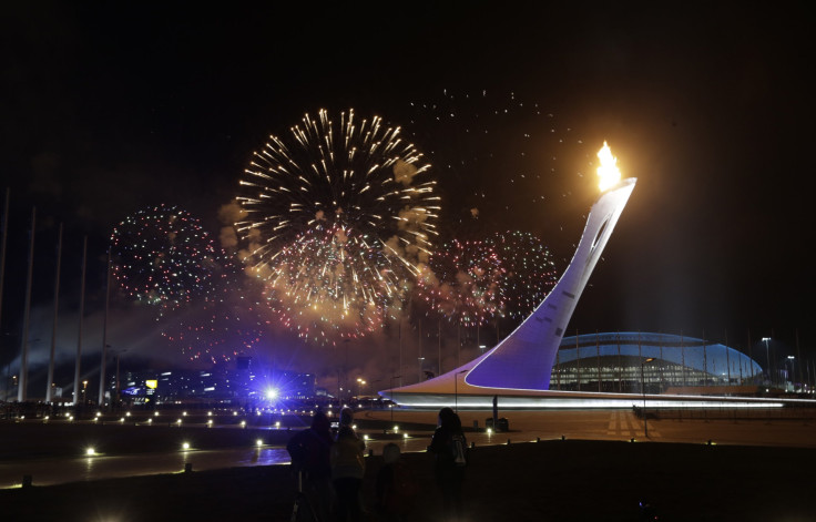 Sochi Russia Olympic Torch 7Feb14